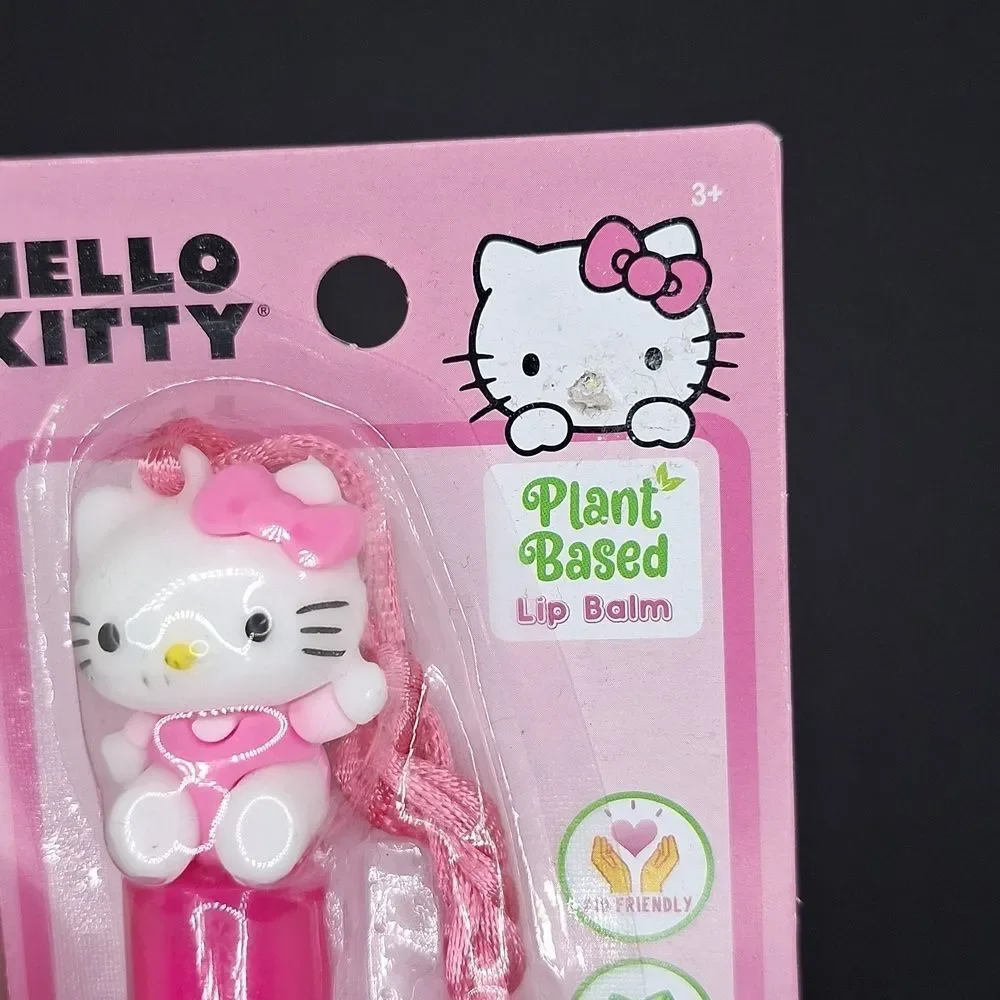 Hello kitty Vegan plant based lab balm necklace lanyard